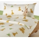 Giraffe and Teddy - in Sateen or Brushed Cotton