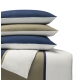 Brushed Cotton Duvet Cover Sets, with Braiding - Edelbiber Mit Zierband from Cotonea - Organic Cotton, With Band